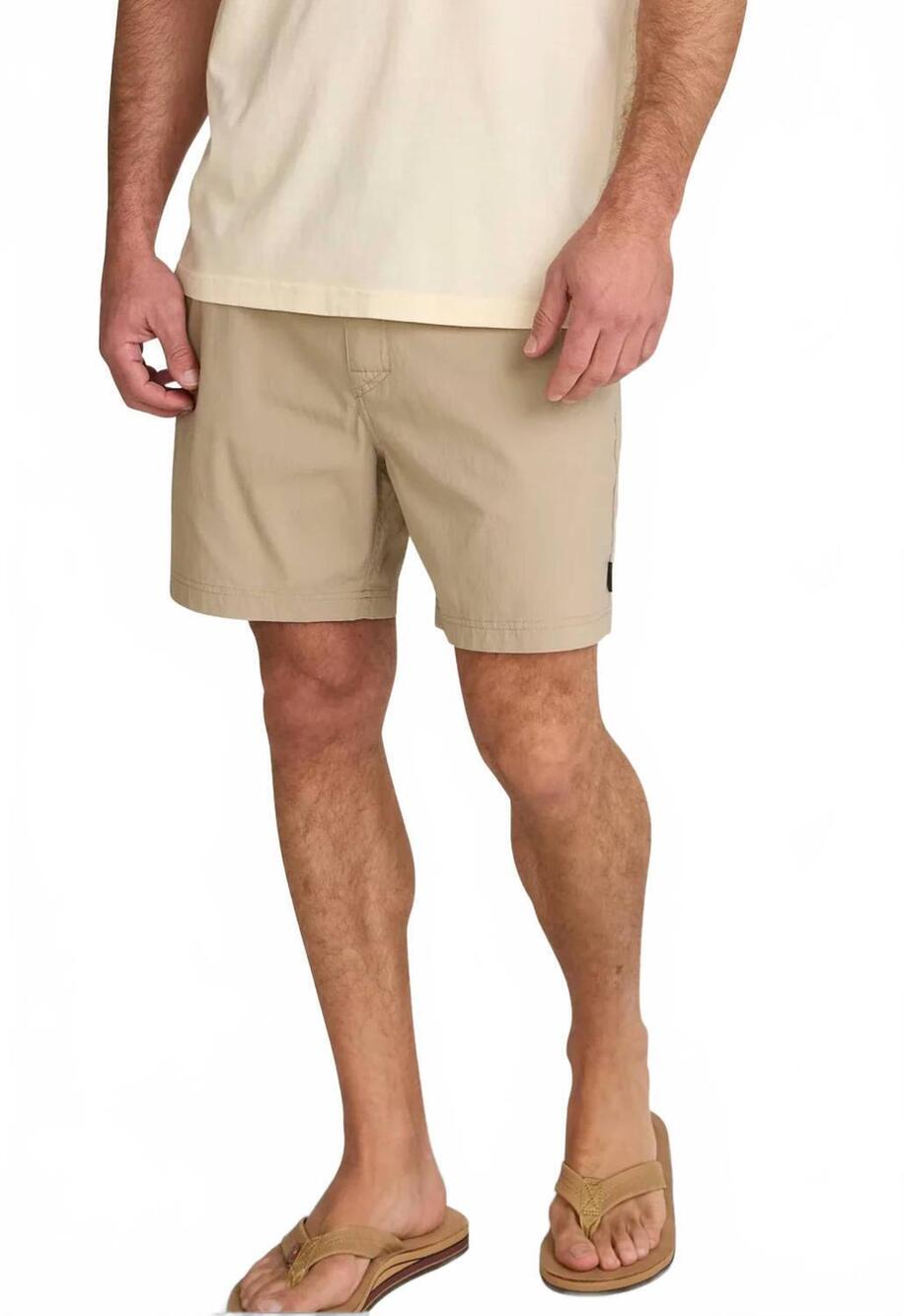 NEW HOWLER BROTHERS men's stretch ripstop hybrid shorts in driftwood